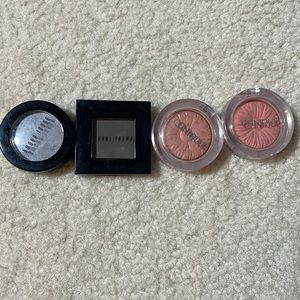 Eye shadows and blushes